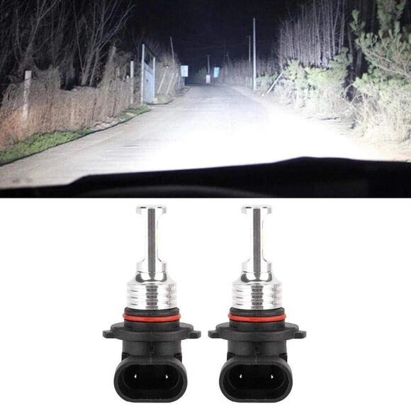 9005 9006 LED Headlights Bulbs 10000K High Low Beam Kit Combo Super White Bright - Picture 5 of 9